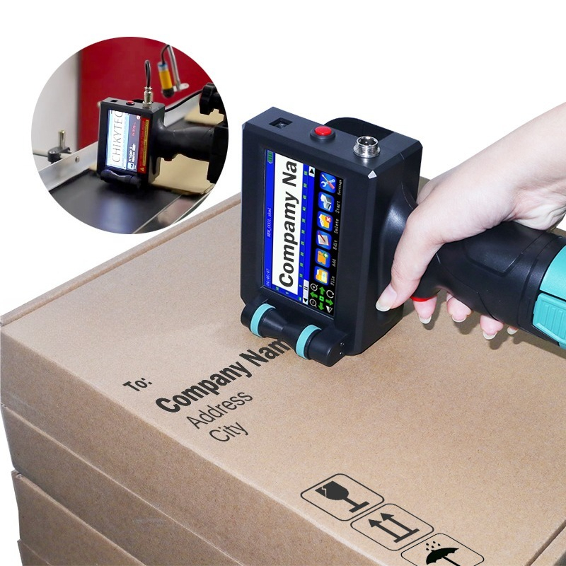 Handheld Inkjet Date Code Printer Gun - New Upgrade Expiry Date Code Mutilingual