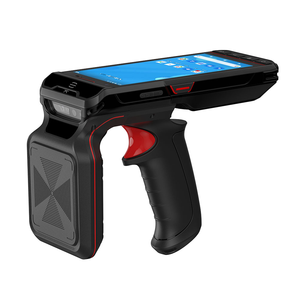 Handheld Pda Scanner Android Barcode - 5.5-inch Android PDA UHF RFID Reader