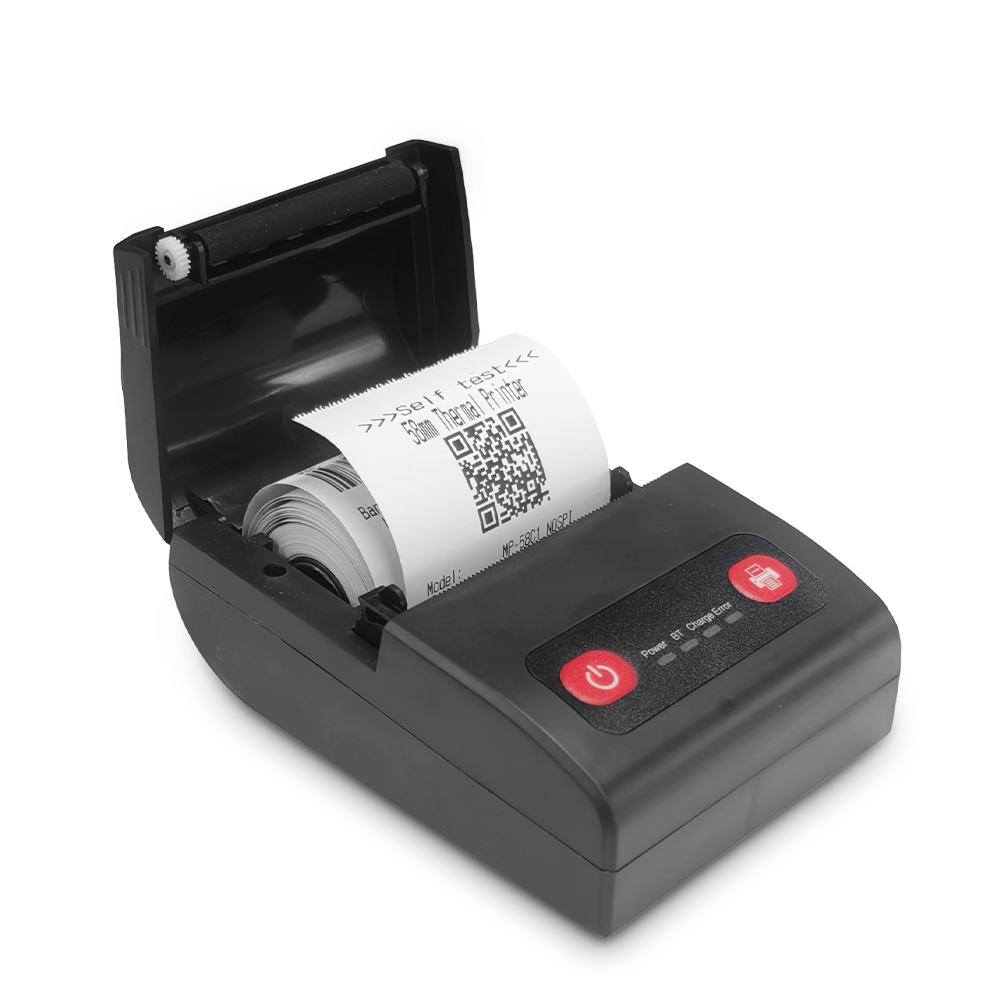 Bluetooth Portable Thermal Receipt Printer 58Mm - 58mm Bluetooth And Portable Pocket Thermal