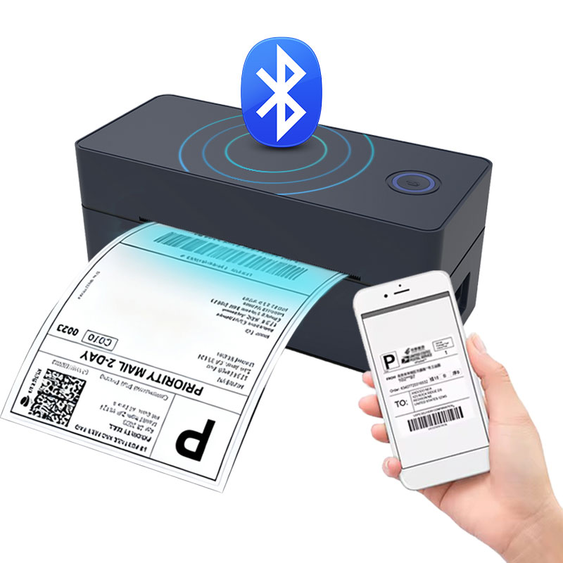 Thermal Label Printer 4X6 Shipping - Wireless Bluetooth Thermal Desktop Shipping Label
