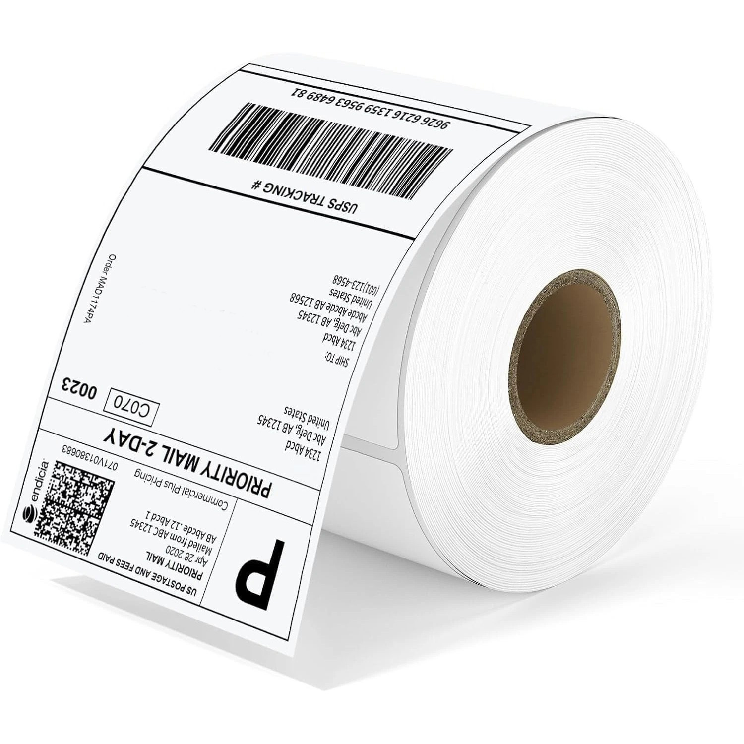 Thermal Shipping Label Roll 4X6 500 - 4x6 Inch Direct Thermal Shipping Labels