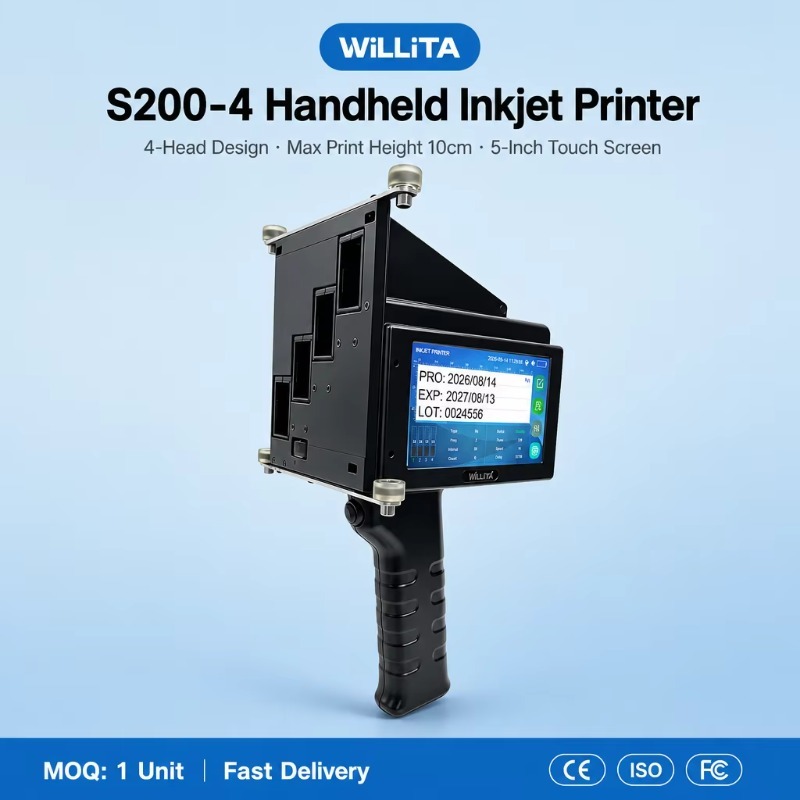 10cm Large Format TIJ Handheld - đánh giá và giá Handheld Inkjet Date Code Printer Gun