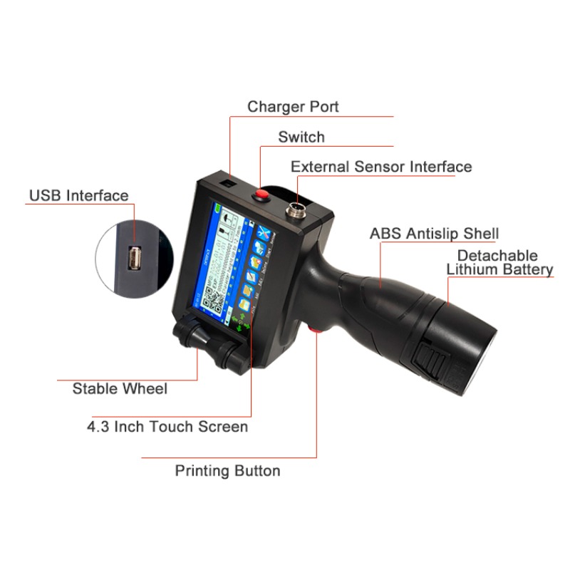 New Upgrade Expiry Date Code M - đánh giá và giá Handheld Inkjet Date Code Printer Gun