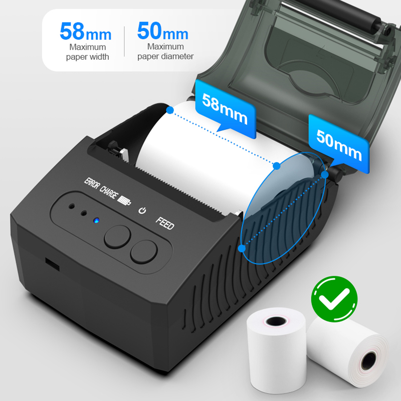 Portable 58mm Bluetooth Therma - đánh giá và giá Bluetooth Portable Thermal Receipt Printer 58Mm