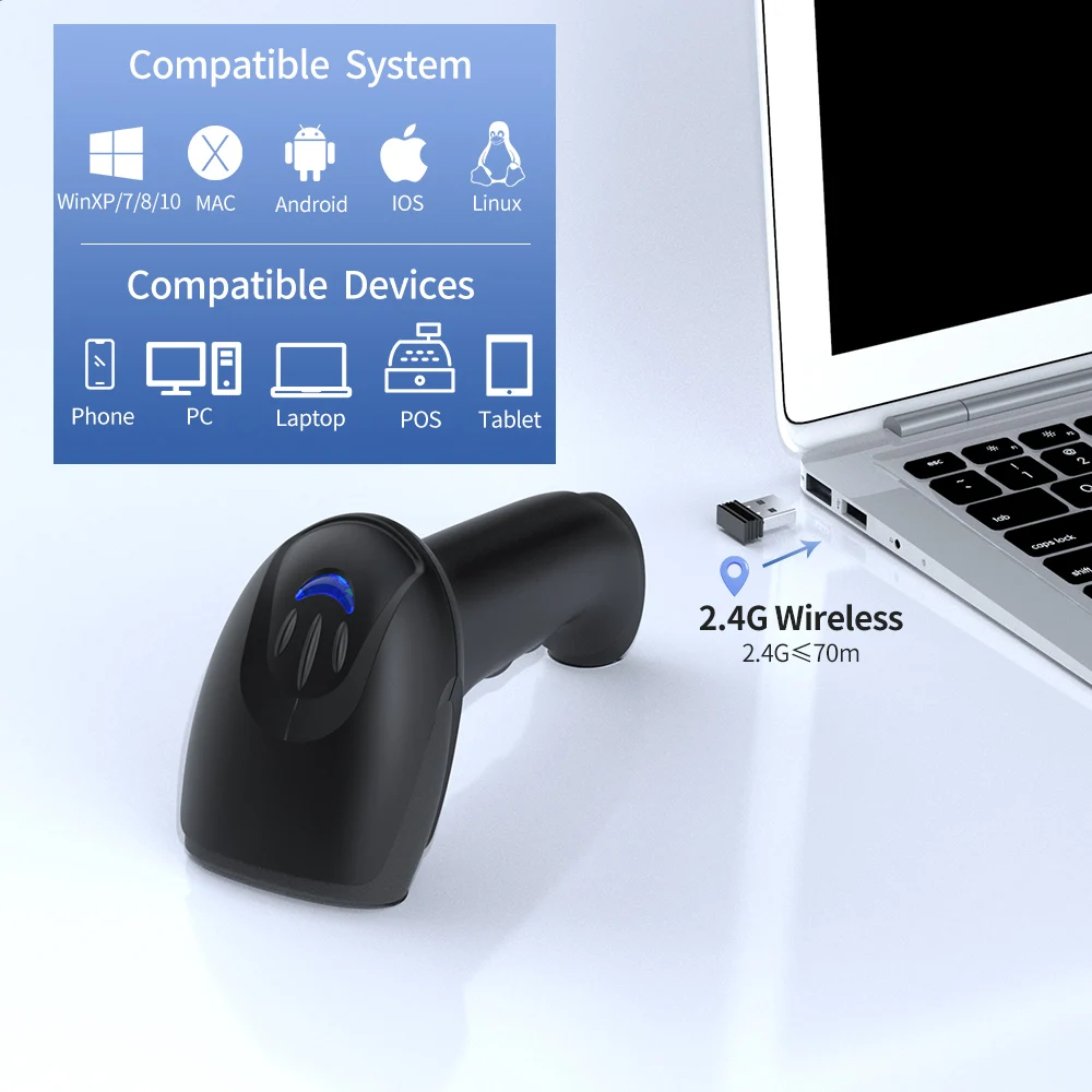 GTCODESTAR Handheld Wireless B - đánh giá và giá Wireless Barcode Scanner 2D Qr Laser