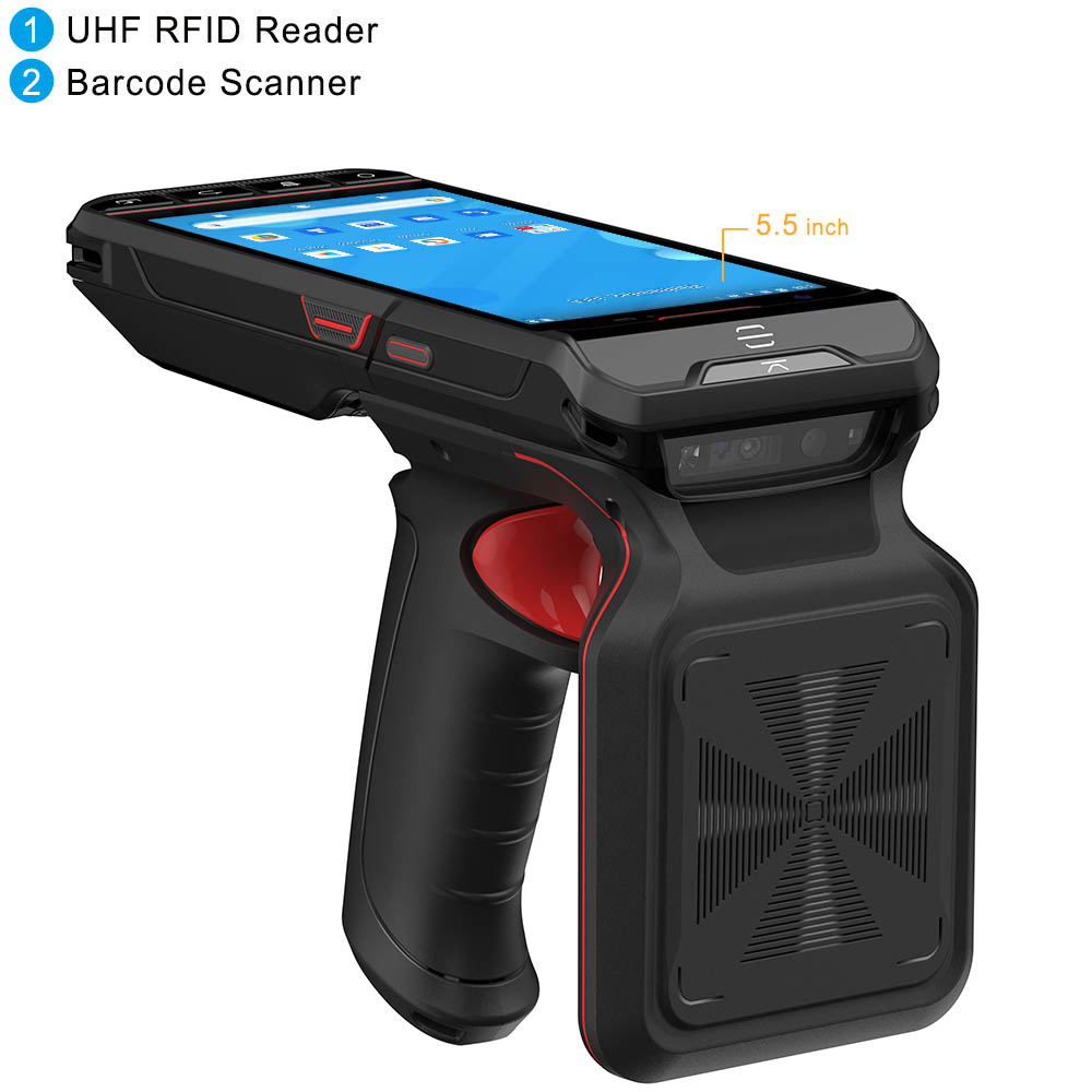 5.5-inch Android PDA UHF RFID  - đánh giá và giá Handheld Pda Scanner Android Barcode