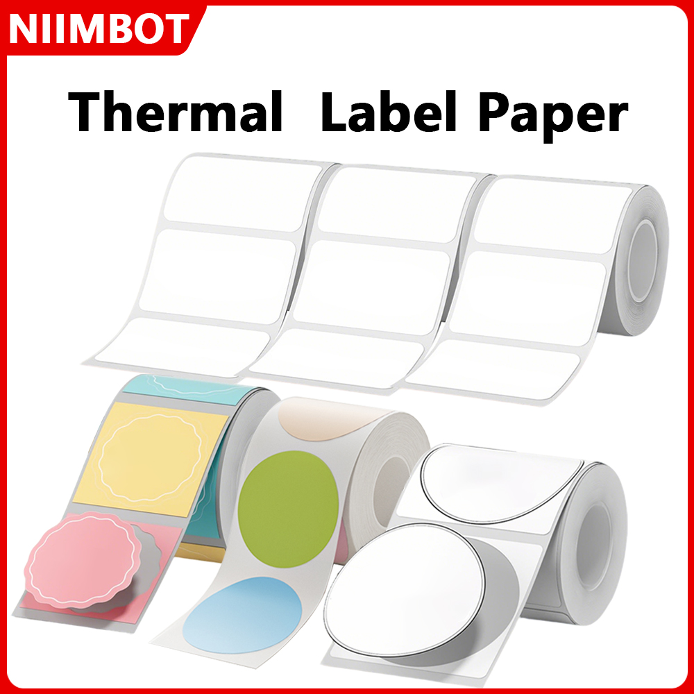 Niimbot Thermal Label 20-50mm  - đánh giá và giá Round Sticker Thermal Labels Colored