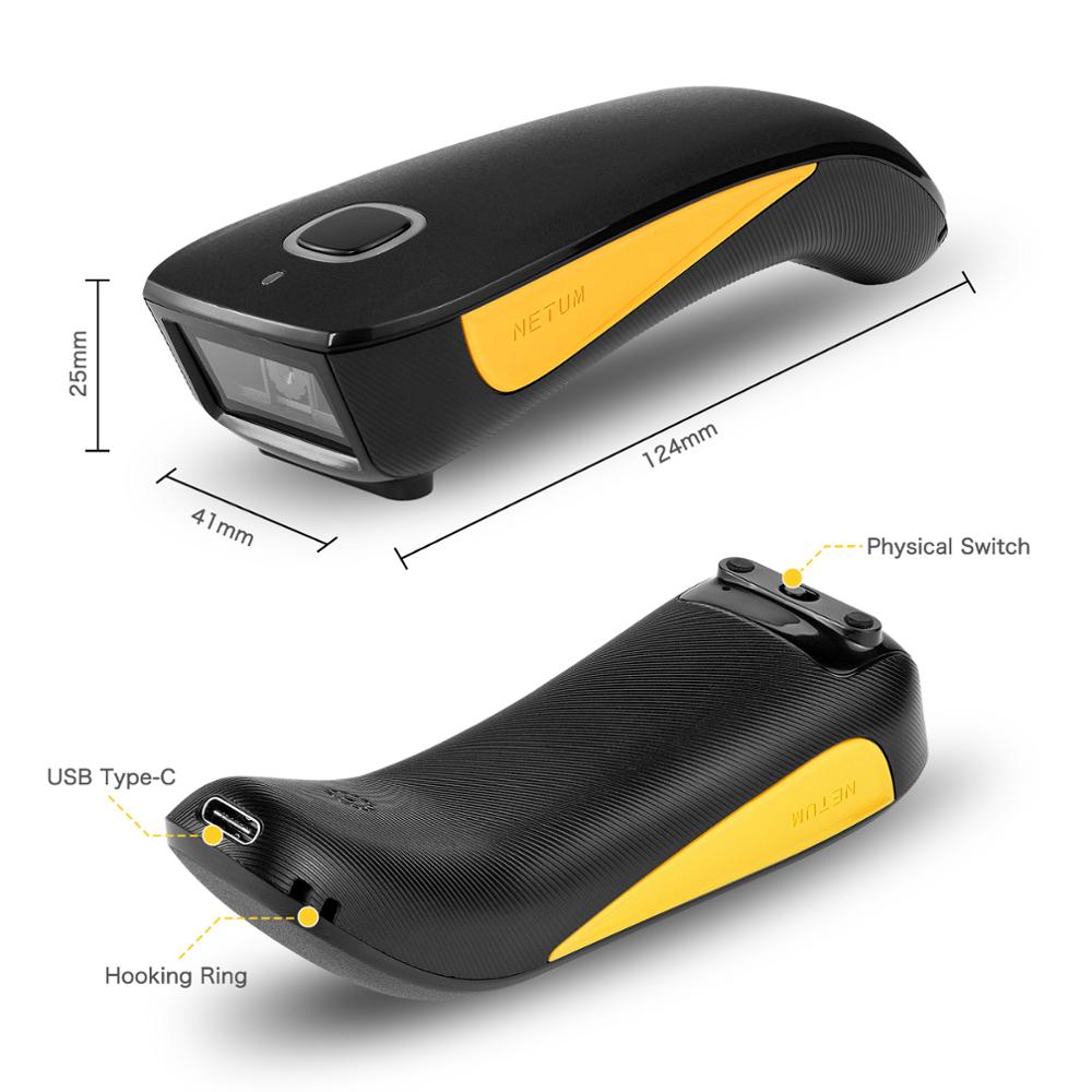 NETUM C750 Bluetooth QR 2D Máy - đánh giá và giá Wireless Barcode Scanner 2D Qr Laser