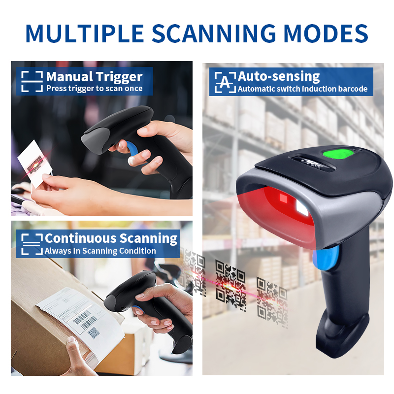 Handheld Wired 1D 2D Qr Bar Co - đánh giá và giá Wireless Barcode Scanner 2D Qr Laser