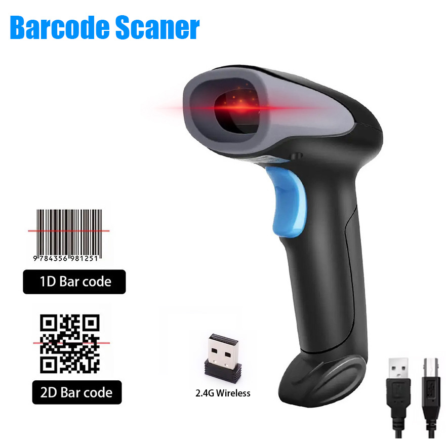 Handheld 1D 2D Barcode Scanner - đánh giá và giá Wireless Barcode Scanner 2D Qr Laser
