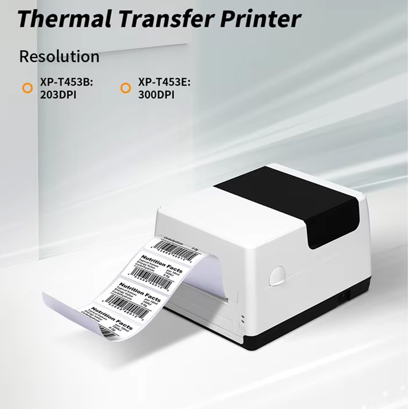 XP-T453B T453E Thermal Transfe - đánh giá và giá Barcode Printer Direct Thermal 110Mm