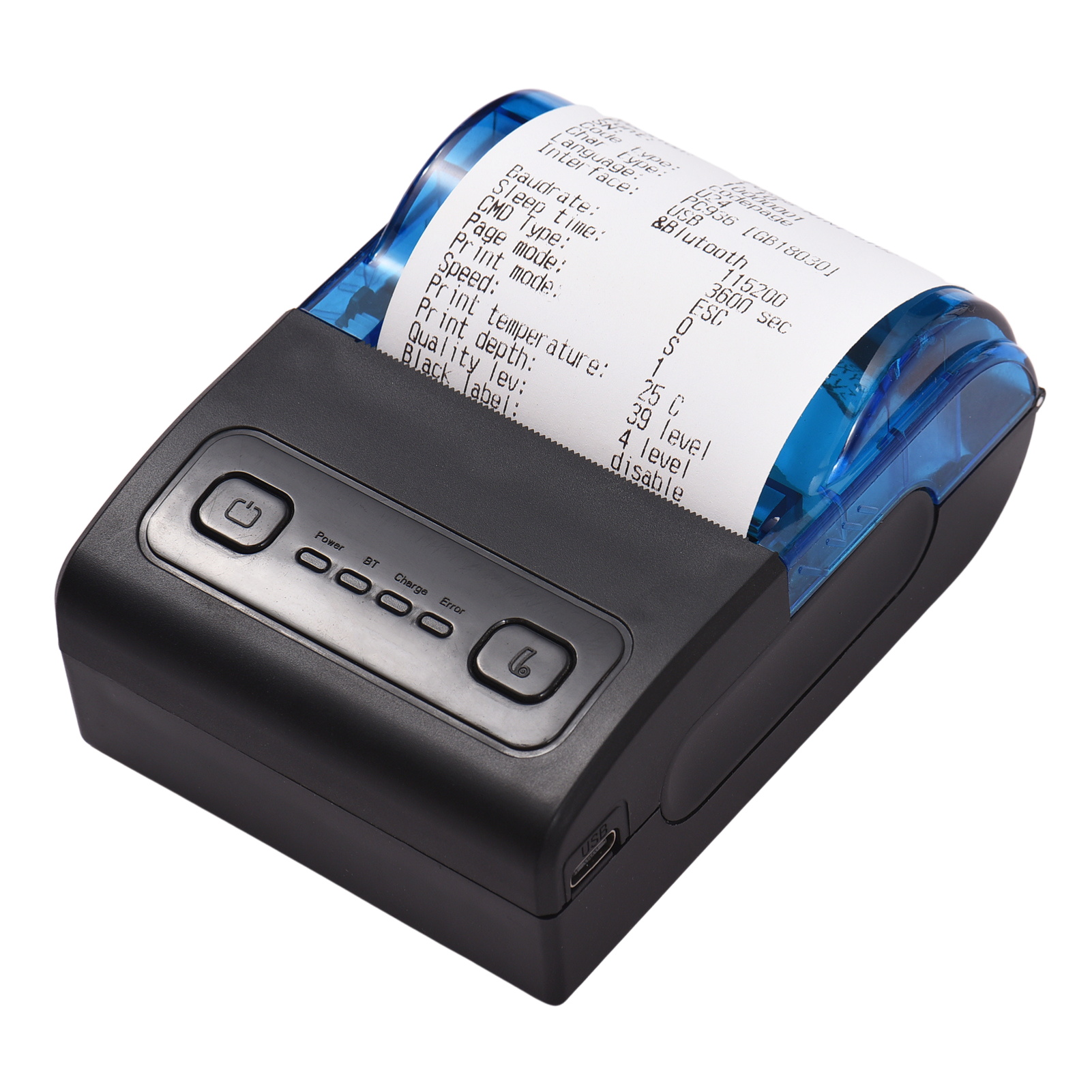 MPT-II Portable Mini Thermal P - đánh giá và giá Bluetooth Portable Thermal Receipt Printer 58Mm