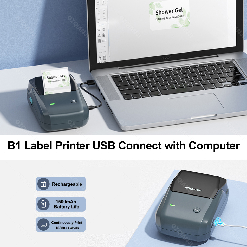 Niimbot B1 Wireless Label Make - đánh giá và giá Round Sticker Thermal Labels Colored