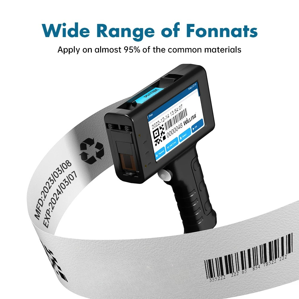 WLD-L1 12.7mm Handheld Inkjet  - đánh giá và giá Handheld Inkjet Date Code Printer Gun