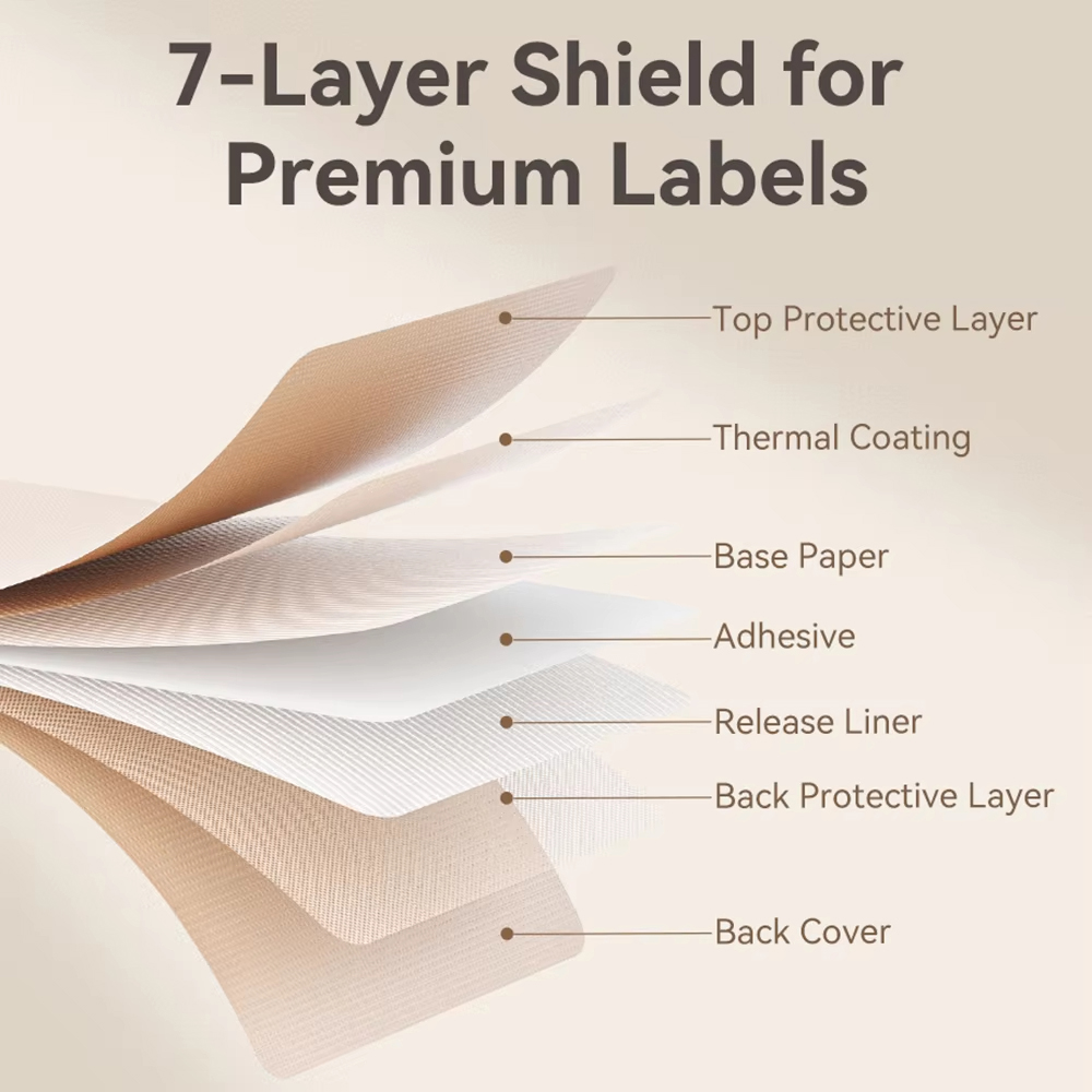 Marklife Adhesive Thermal Labe - đánh giá và giá Round Sticker Thermal Labels Colored