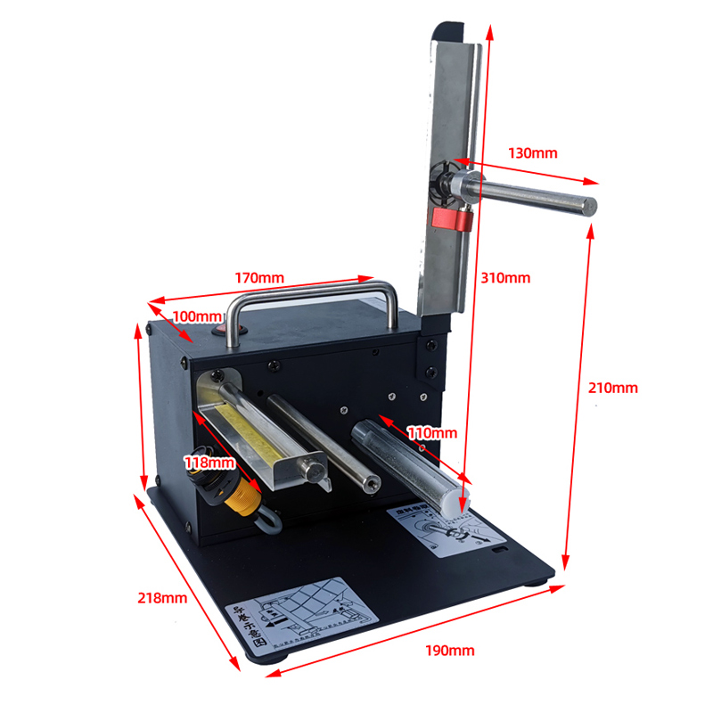 L1 Electric Automatic Label Di - đánh giá và giá Label Dispenser Electric Peel Machine
