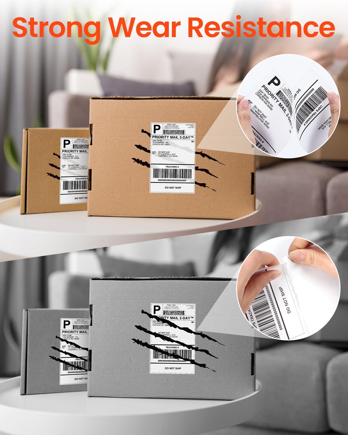 White 4x6 Thermal Shipping Sti - đánh giá và giá Thermal Label Printer 4X6 Shipping