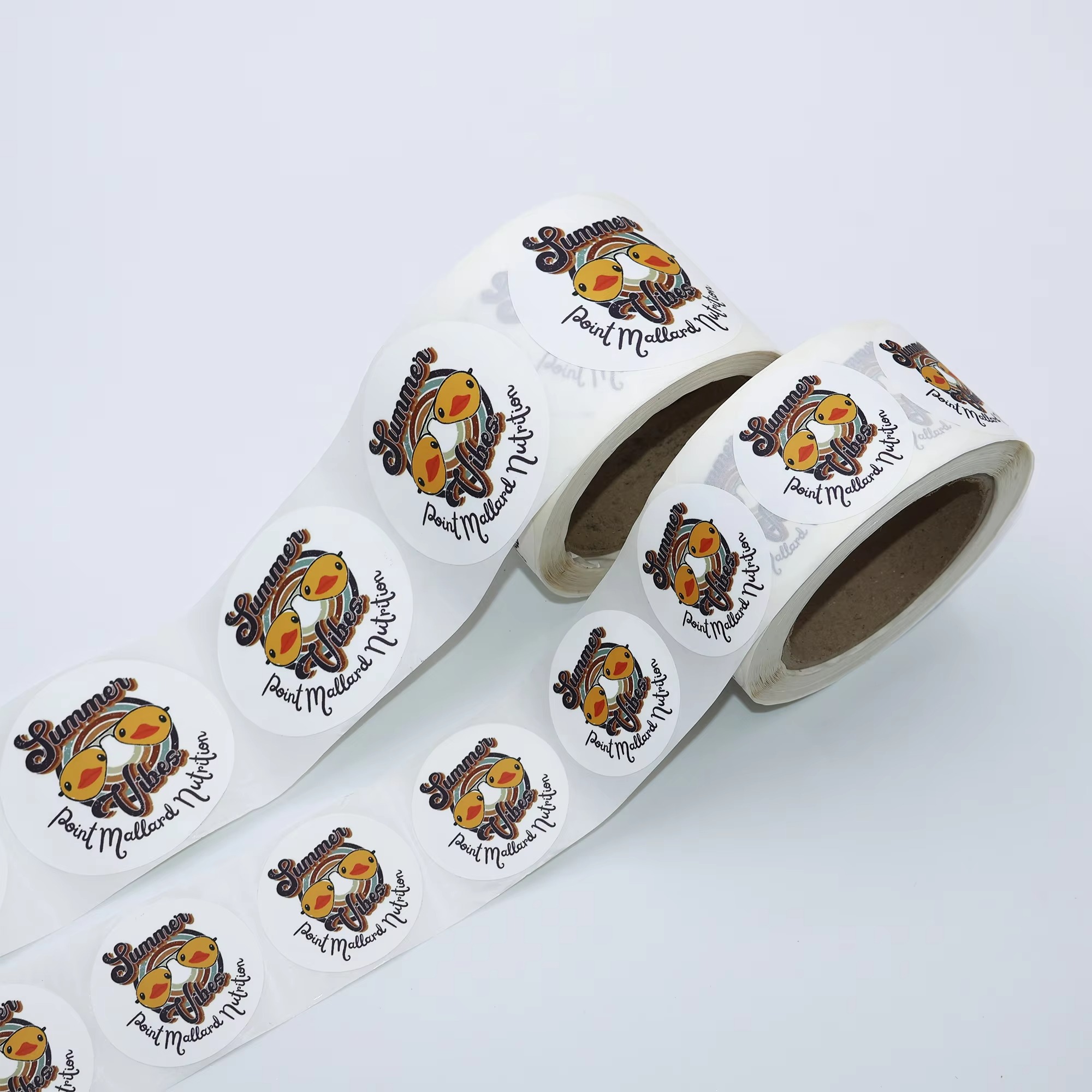 Custom Rainbow Thermal Label S - đánh giá và giá Round Sticker Thermal Labels Colored