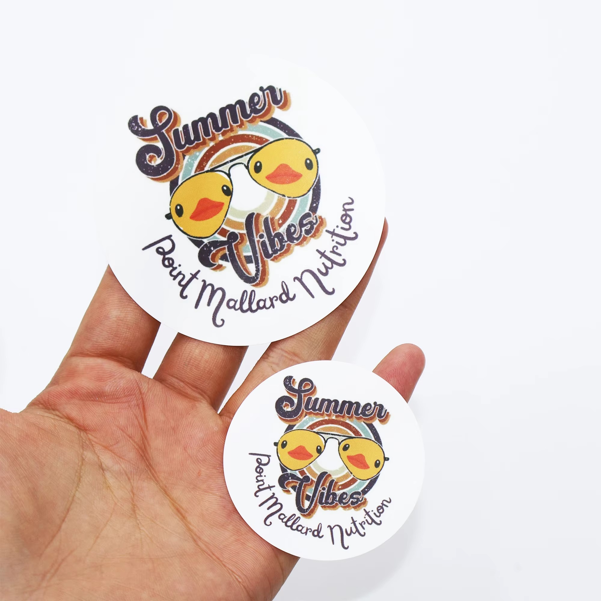 Custom Rainbow Thermal Label S - đánh giá và giá Round Sticker Thermal Labels Colored