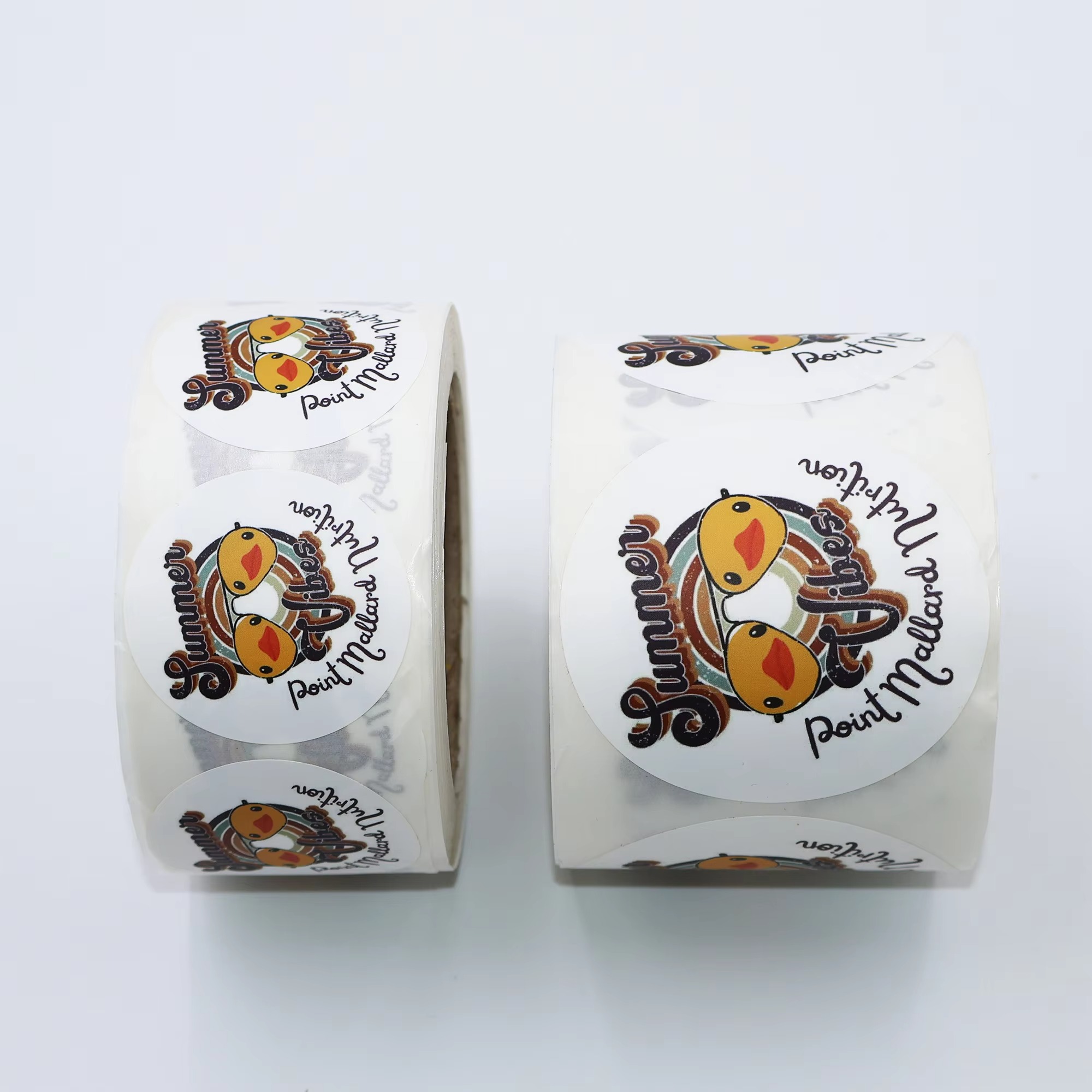 Custom Rainbow Thermal Label S - đánh giá và giá Round Sticker Thermal Labels Colored