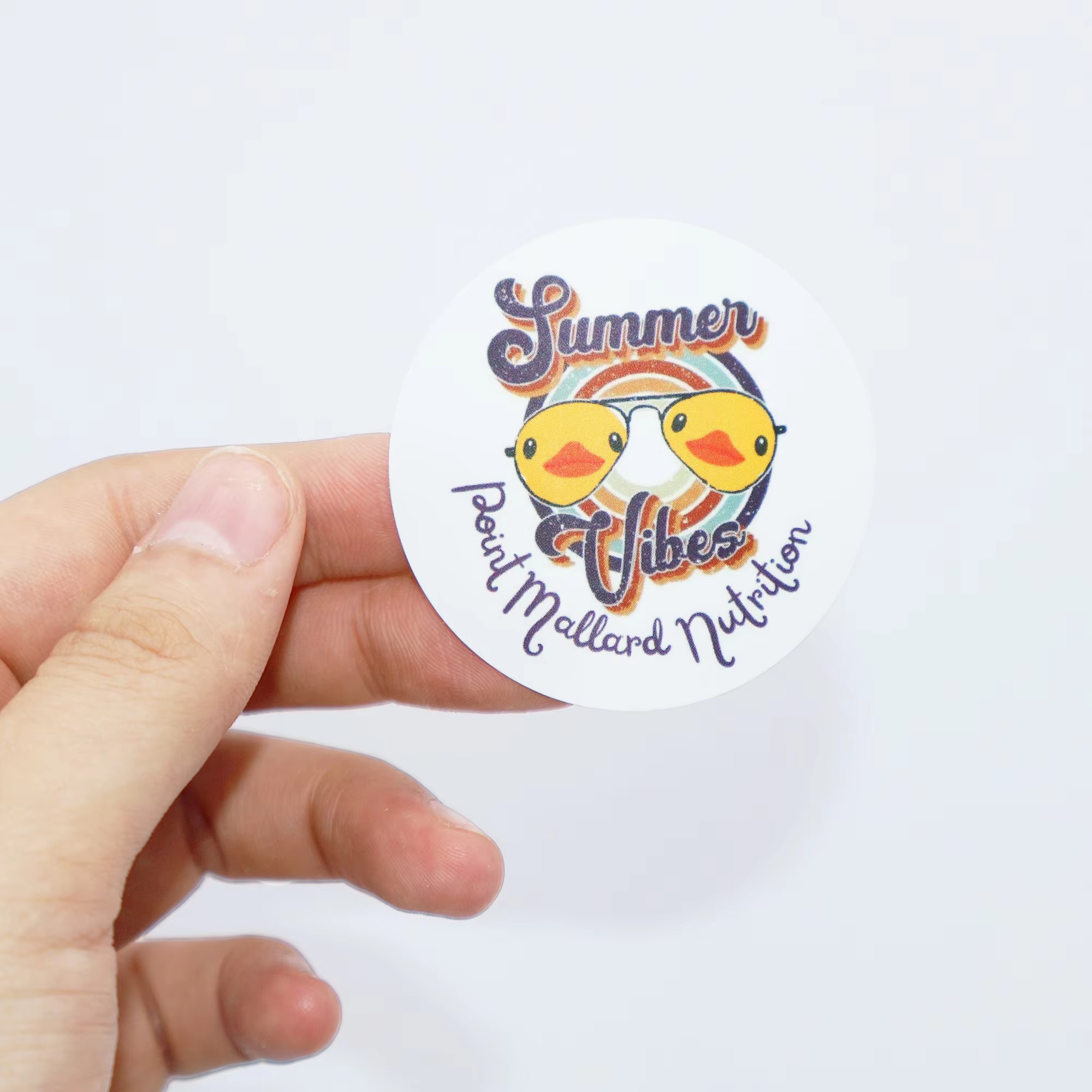 Custom Rainbow Thermal Label S - đánh giá và giá Round Sticker Thermal Labels Colored