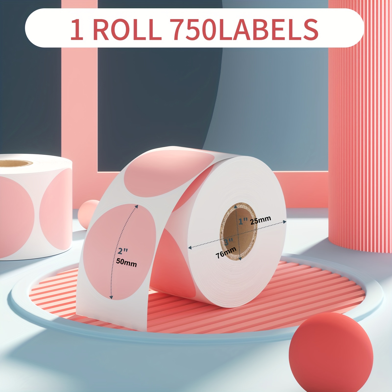 2 Inch Color Coding Thermal La - đánh giá và giá Round Sticker Thermal Labels Colored