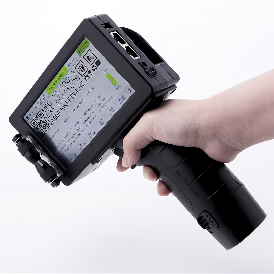DOCOD G100 12.7mm Handheld Pri - đánh giá và giá Handheld Inkjet Date Code Printer Gun