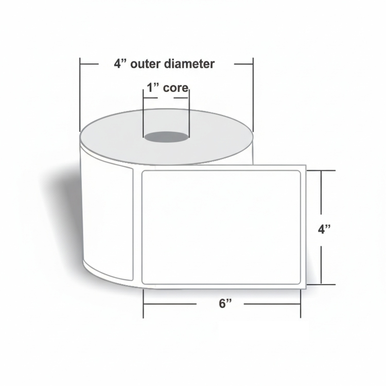 4x6 Inch Direct Thermal Shippi - đánh giá và giá Thermal Shipping Label Roll 4X6 500