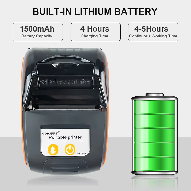 GOOJPRT 58mm Mini Portable The - đánh giá và giá Bluetooth Portable Thermal Receipt Printer 58Mm