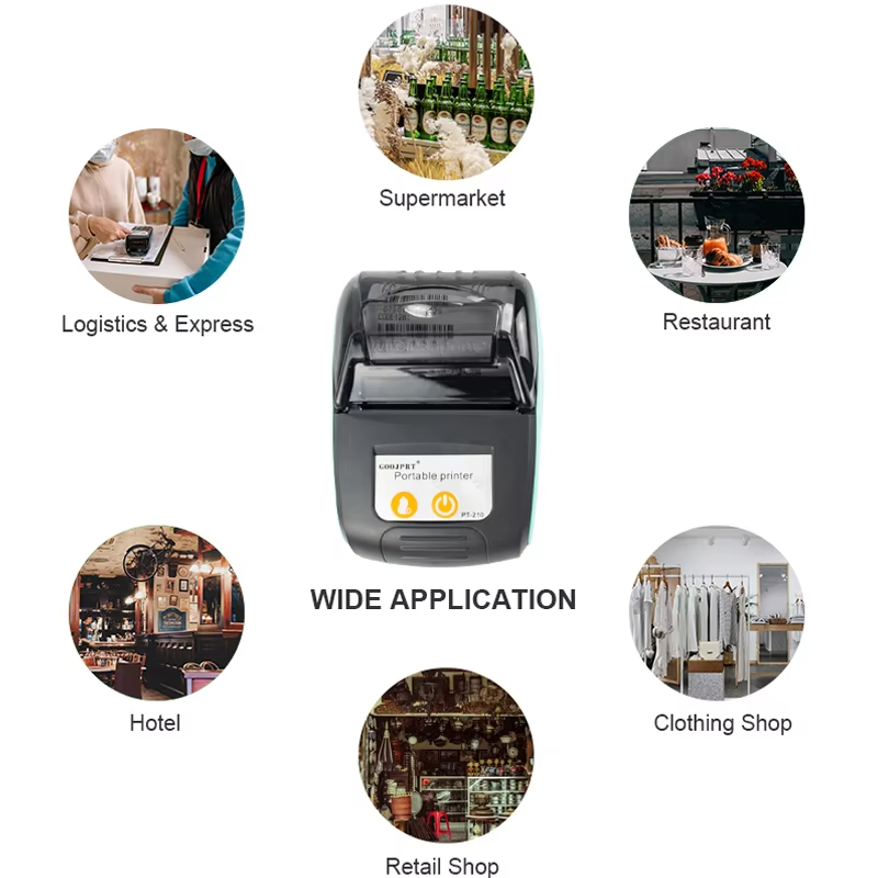 GOOJPRT 58mm Mini Portable The - đánh giá và giá Bluetooth Portable Thermal Receipt Printer 58Mm
