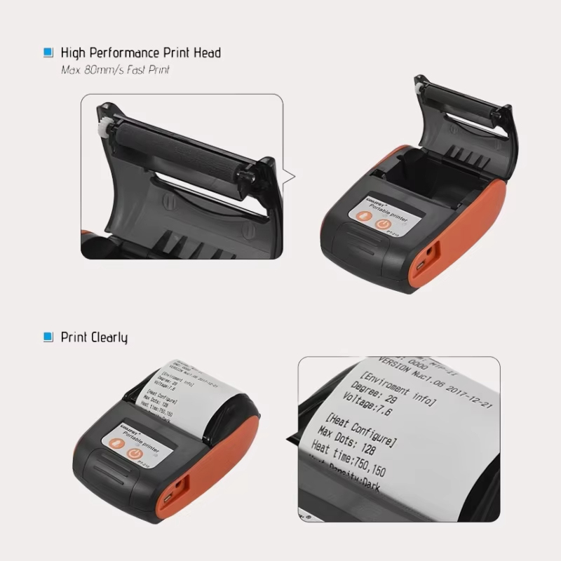 GOOJPRT 58mm Mini Portable The - đánh giá và giá Bluetooth Portable Thermal Receipt Printer 58Mm
