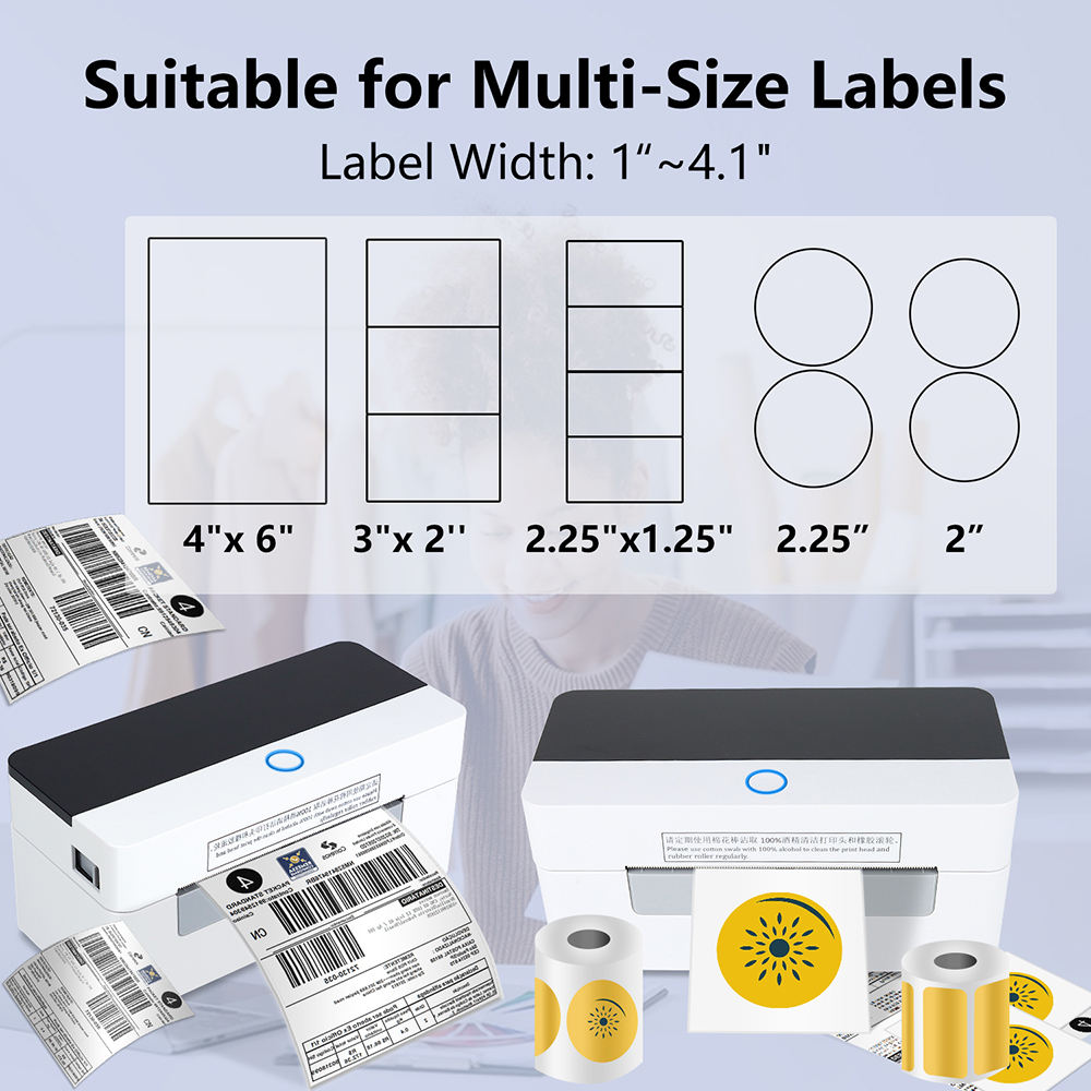 ljc new Xprinter XP-D463B 4X6  - đánh giá và giá Barcode Printer Direct Thermal 110Mm