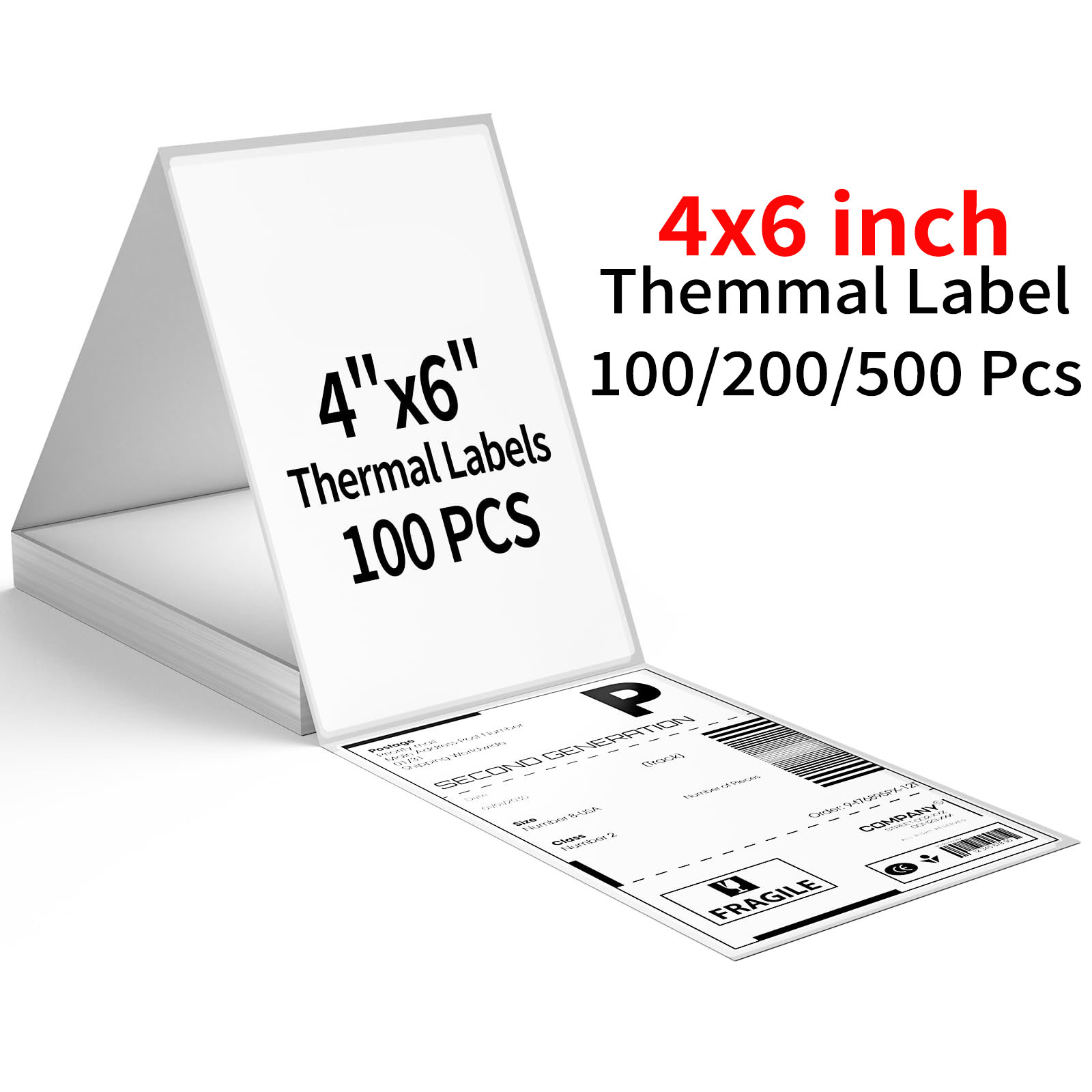 4x6 Inch Thermal Label Paper 1 - đánh giá và giá Thermal Shipping Label Roll 4X6 500
