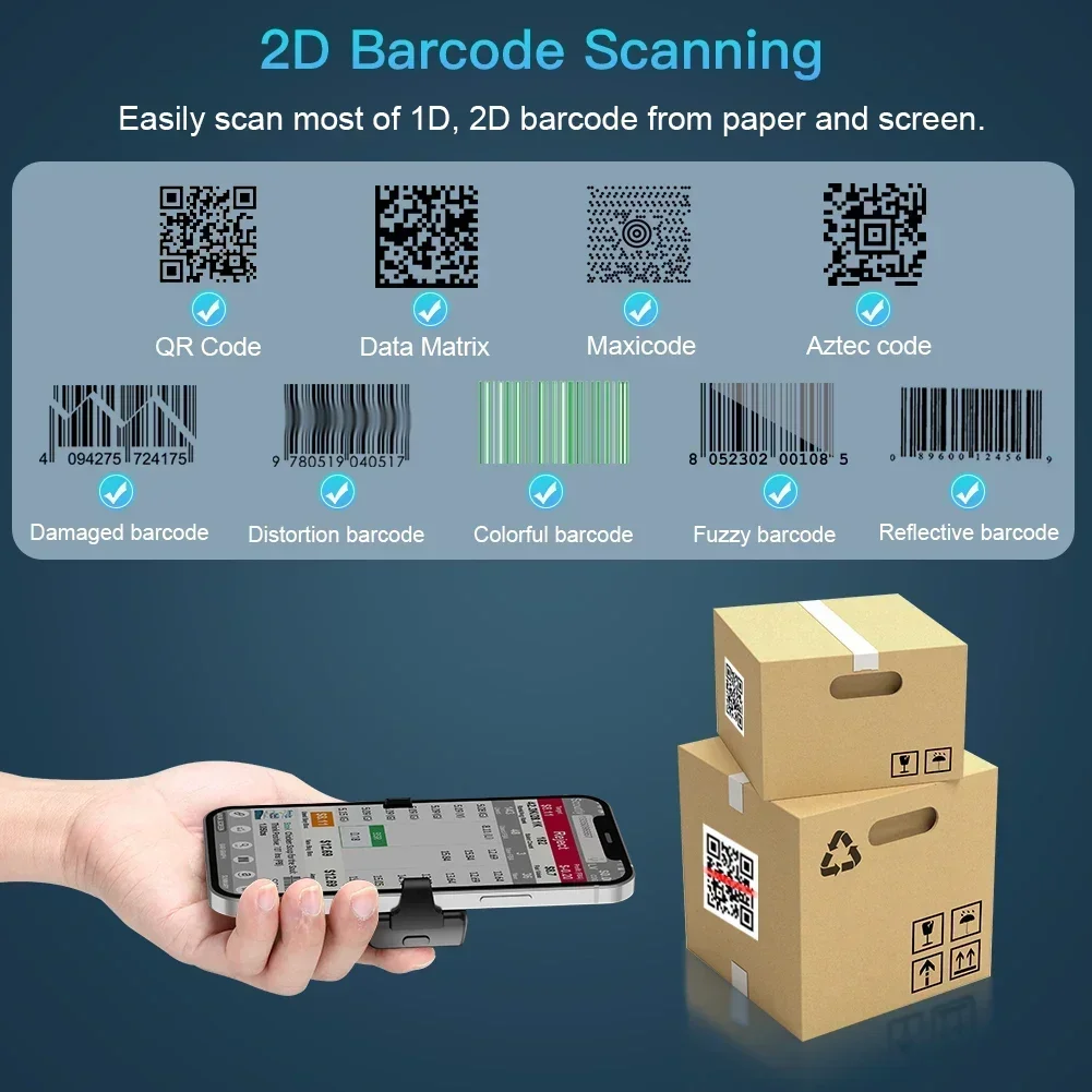 Eyoyo EY-022 2D Bluetooth Barc - đánh giá và giá Wireless Barcode Scanner 2D Qr Laser