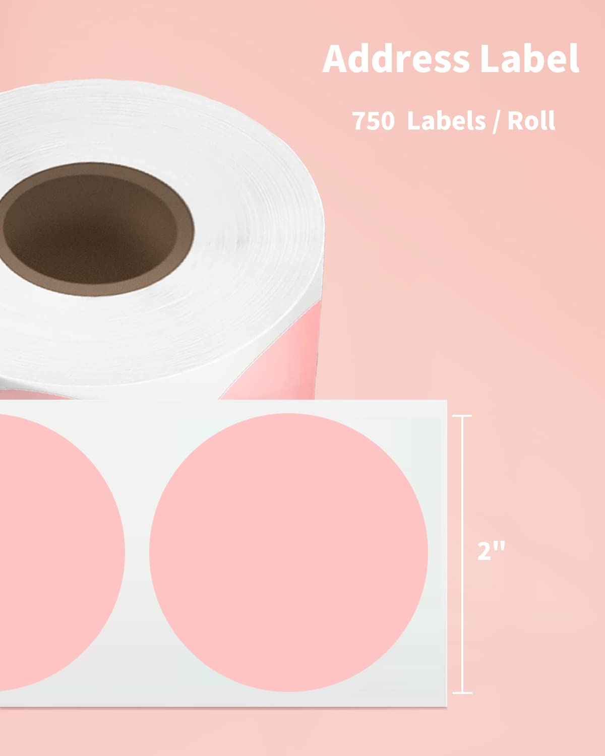 Phomemo PM241 Shipping Printer - đánh giá và giá Round Sticker Thermal Labels Colored