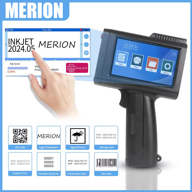 12.7mm Handheld Inkjet Printer - đánh giá và giá Handheld Inkjet Date Code Printer Gun