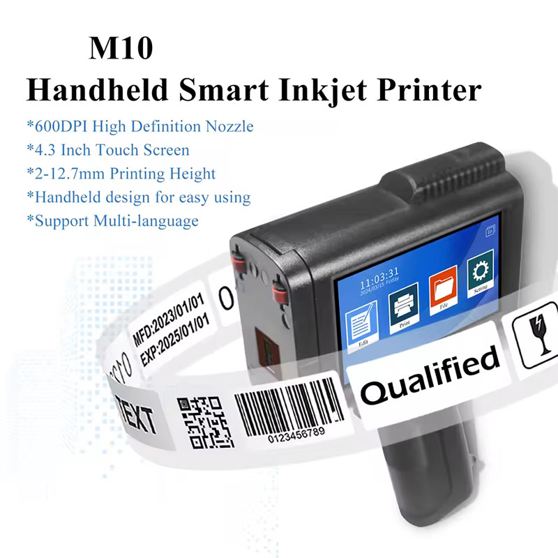 12.7mm Handheld Inkjet Printer - đánh giá và giá Handheld Inkjet Date Code Printer Gun