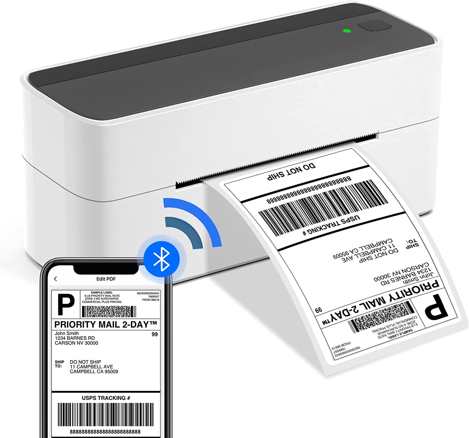 Phomemo 241bt 4x6 Shipping Pac - đánh giá và giá Thermal Label Printer 4X6 Shipping