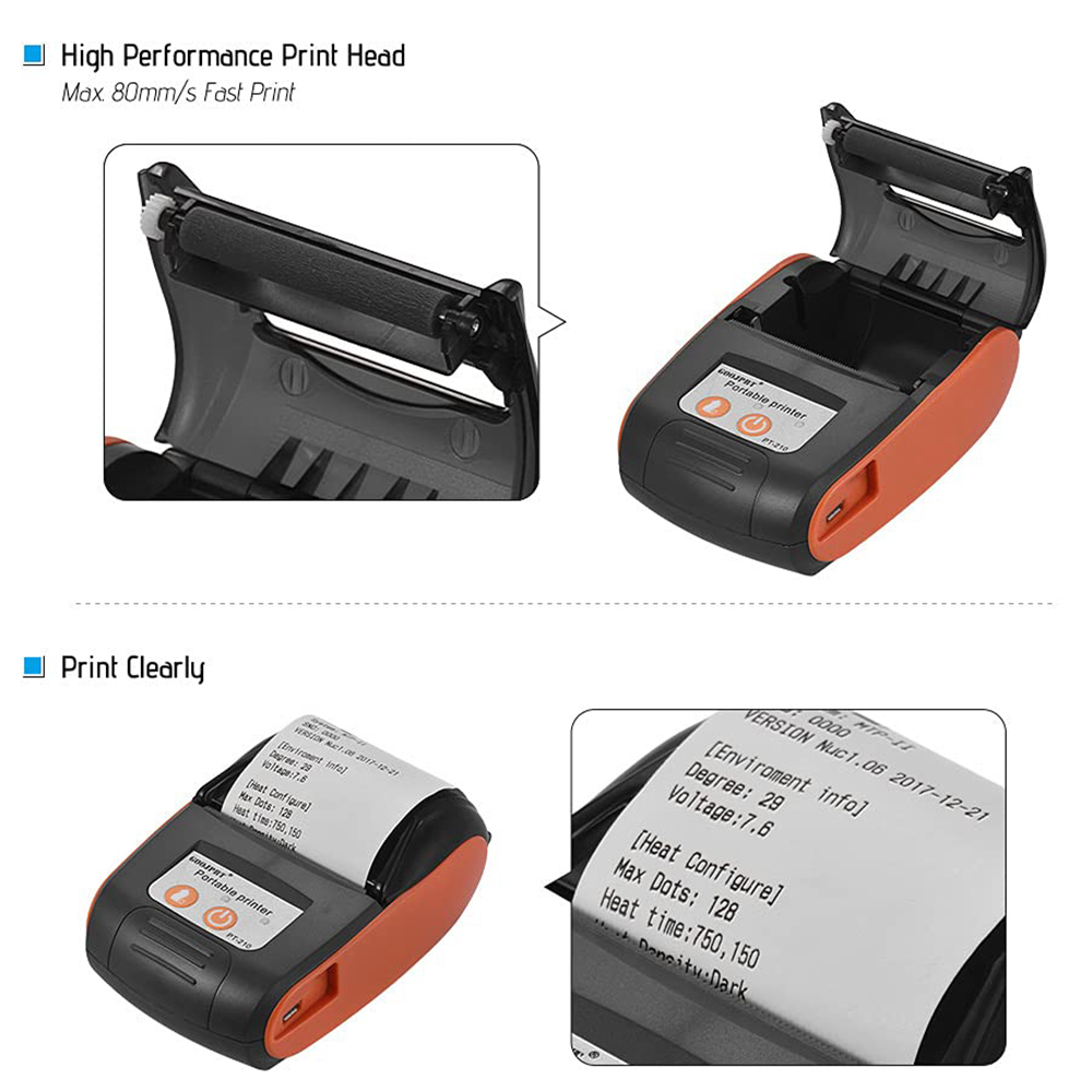 Mini Portable Thermal Receipt  - đánh giá và giá Bluetooth Portable Thermal Receipt Printer 58Mm